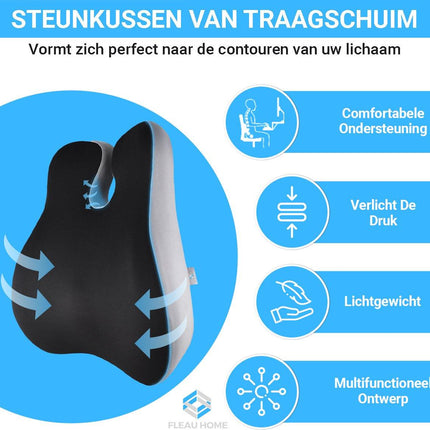 Ergonomisch Rugkussen Onderrug - Fleau Goods