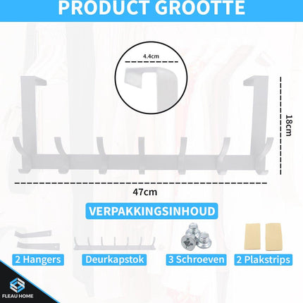 Deurkapstok 14 Ophanghaken - Fleau Goods