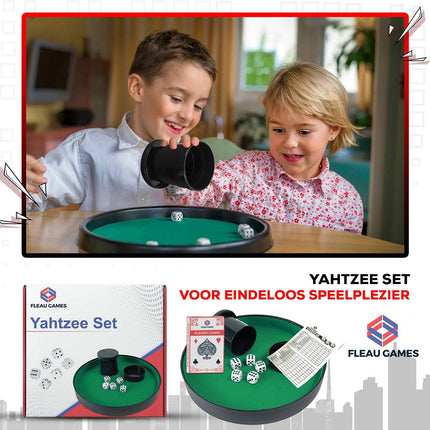 Yahtzee Set met kaarten - Fleau Goods