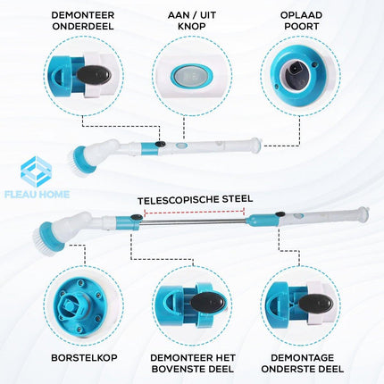 Elektrische Schoonmaakborstel - Fleau Goods