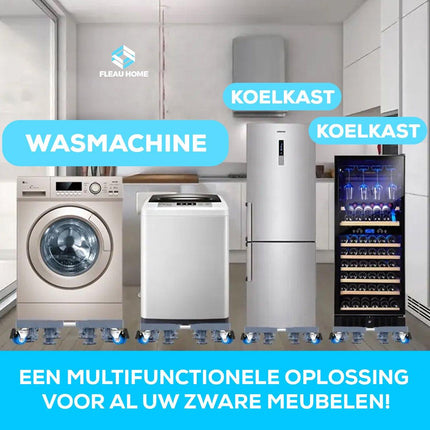 Wasmachine Verhoger XL - Grijs - Fleau Goods