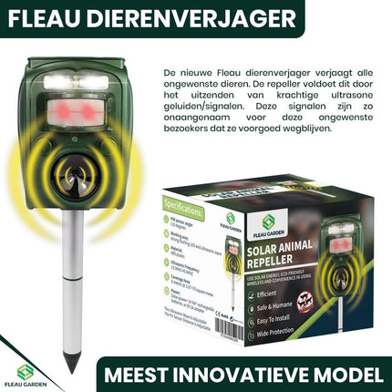 Ultrasone Dierenverjager - Fleau Goods