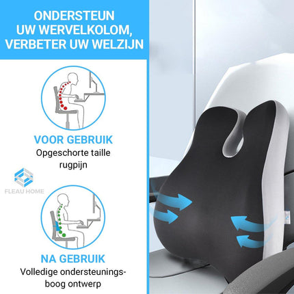 Ergonomisch Rugkussen Onderrug - Fleau Goods