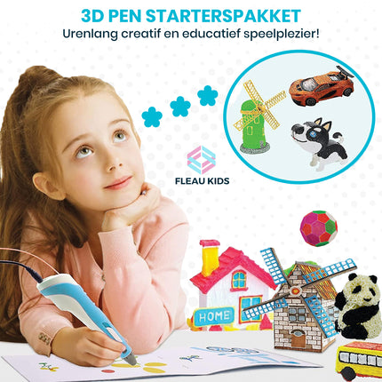 3D pen Blauw XL - 75m filament