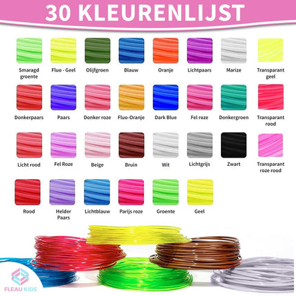 Filament 150m - 30 Kleuren - Fleau Goods