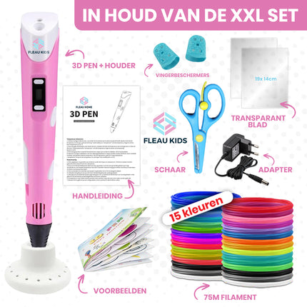 3D-pen Roze XL - 75m filament