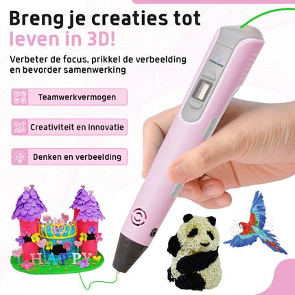 Fleau Kids 3D Pen Starter Package