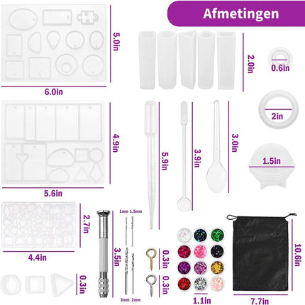 Epoxy pakket 187 delig - Fleau Goods