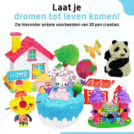 3D pen Blauw L - 36m filament