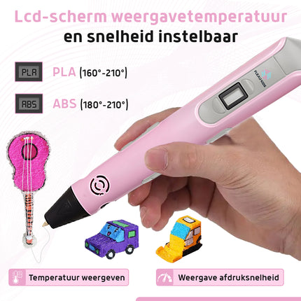 Fleau Kids 3D Pen Starter Package