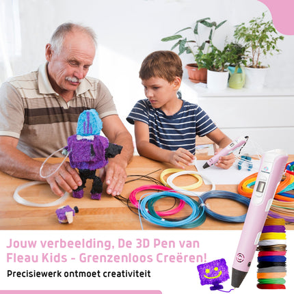 3D Pen Roze XXL - 150m filament