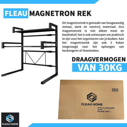 Uitschuifbaar Magnetronrek L - Fleau Goods