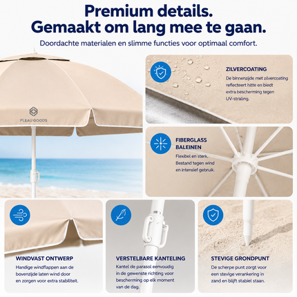 Fleau Goods Strandparasol - Parasol