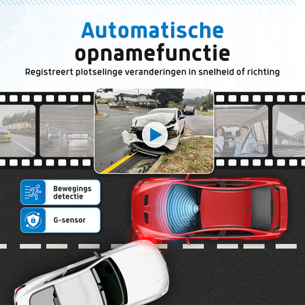 Dashcam Voor Auto 3 in 1