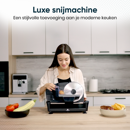 Fleau Kitchen Professional Meat Slicer - Includes 2x Stainless Steel Cutting Blades