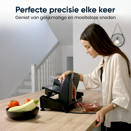 Fleau Kitchen Professional Meat Slicer - Includes 2x Stainless Steel Cutting Blades