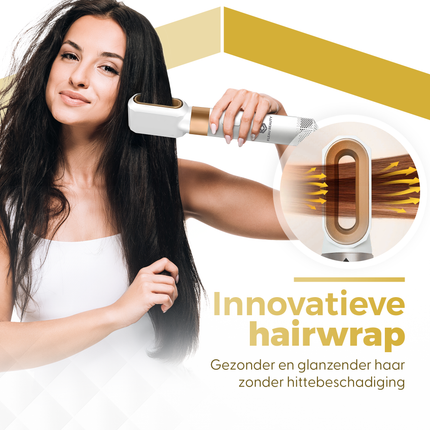 6 in 1 Föhnborstel Multistyler - Wit