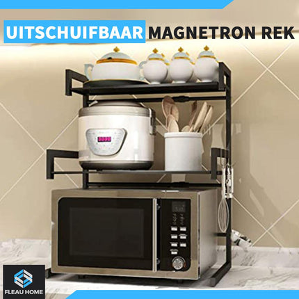 Uitschuifbaar Magnetronrek L - Fleau Goods