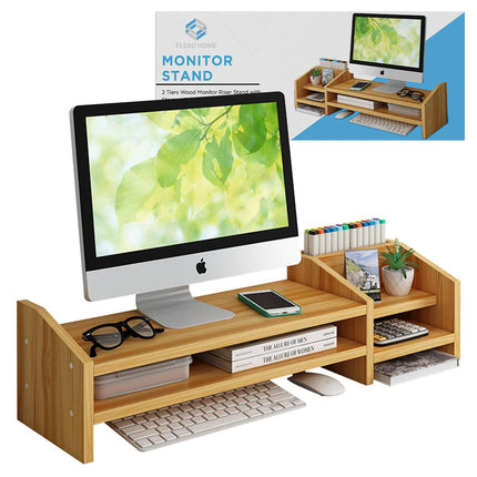 Monitor Verhoger hout - Fleau Goods