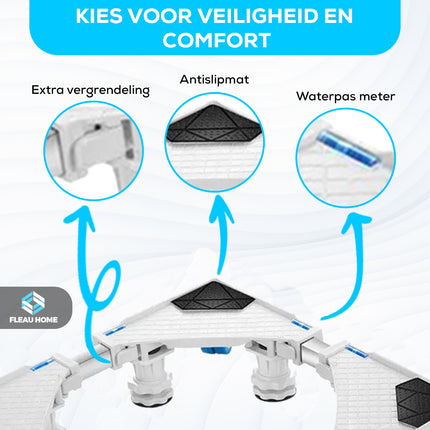 Wasmachine verhoger wit