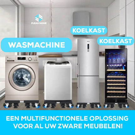 Wasmachine verhoger zwart